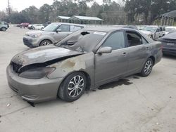 Salvage cars for sale at Savannah, GA auction: 2003 Toyota Camry LE