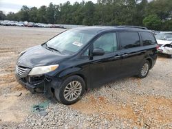 Salvage cars for sale at Eight Mile, AL auction: 2013 Toyota Sienna XLE