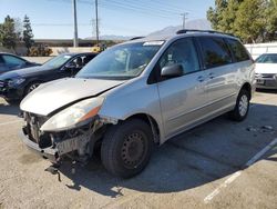 Salvage cars for sale from Copart Rancho Cucamonga, CA: 2008 Toyota Sienna CE