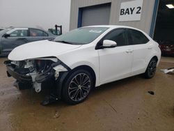 Salvage cars for sale at Elgin, IL auction: 2016 Toyota Corolla L