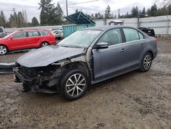 Volkswagen salvage cars for sale: 2017 Volkswagen Jetta SE