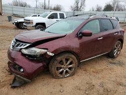 Salvage cars for sale at Oklahoma City, OK auction: 2012 Nissan Murano S