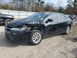 Salvage cars for sale at Greenwell Springs, LA auction: 2017 Toyota Camry LE