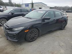 Salvage cars for sale at Savannah, GA auction: 2020 Honda Civic SI