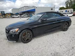 Salvage cars for sale at Opa Locka, FL auction: 2018 Mercedes-Benz C 43 4matic AMG