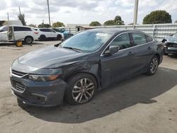 Carros salvage sin ofertas aún a la venta en subasta: 2018 Chevrolet Malibu LT