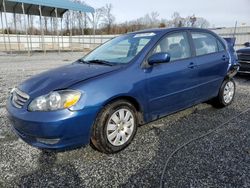 Salvage cars for sale at Spartanburg, SC auction: 2004 Toyota Corolla CE