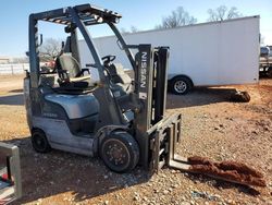 Salvage trucks for sale at Oklahoma City, OK auction: 2012 Nissan Forklift CF40LP