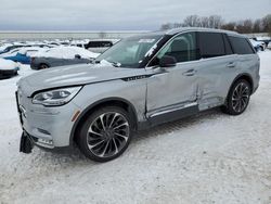 Salvage cars for sale at Davison, MI auction: 2021 Lincoln Aviator Reserve