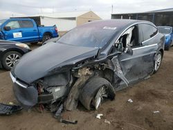 Salvage cars for sale at Brighton, CO auction: 2017 Tesla Model X