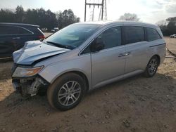 Salvage cars for sale from Copart China Grove, NC: 2012 Honda Odyssey EXL