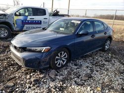 Salvage cars for sale at Cicero, IN auction: 2025 Honda Civic LX