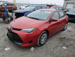 Salvage cars for sale at Cahokia Heights, IL auction: 2018 Toyota Corolla L