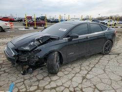 Salvage cars for sale at Indianapolis, IN auction: 2018 Ford Fusion SE Hybrid