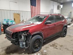 Salvage cars for sale from Copart Des Moines, IA: 2017 Jeep Cherokee Trailhawk