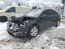 Salvage cars for sale at Bowmanville, ON auction: 2016 Chevrolet Cruze Limited LT