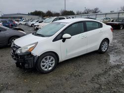 Salvage cars for sale at Sacramento, CA auction: 2015 KIA Rio LX