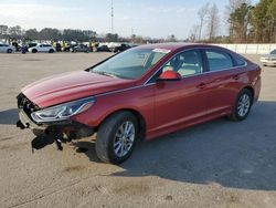 Salvage cars for sale at Dunn, NC auction: 2018 Hyundai Sonata SE