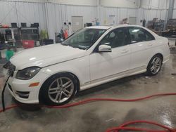 Salvage cars for sale at Wayland, MI auction: 2013 Mercedes-Benz C 300 4matic