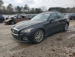 Salvage cars for sale at Greenwell Springs, LA auction: 2017 Infiniti Q50 Premium