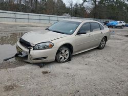 Salvage cars for sale at Greenwell Springs, LA auction: 2012 Chevrolet Impala LS