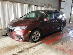 Salvage cars for sale at Angola, NY auction: 2020 Honda Odyssey EXL