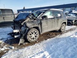 Salvage cars for sale at Woodhaven, MI auction: 2022 Jeep Compass Latitude LUX