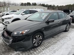 Salvage cars for sale at Exeter, RI auction: 2014 Honda Accord LX