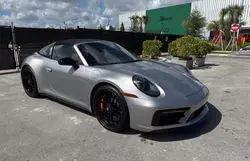 Salvage cars for sale at Opa Locka, FL auction: 2022 Porsche 911 Targa 4S