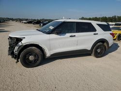 Salvage cars for sale at Houston, TX auction: 2021 Ford Explorer Police Interceptor