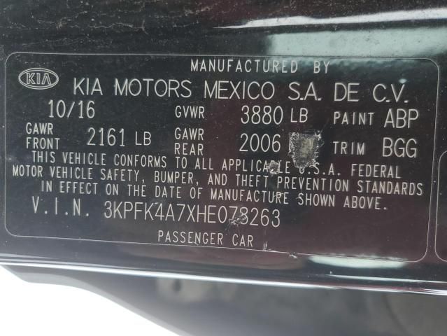 2017 KIA Forte LX