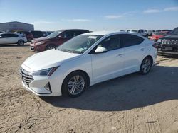 Salvage cars for sale at Amarillo, TX auction: 2019 Hyundai Elantra SEL