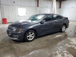 Salvage cars for sale at Albany, NY auction: 2017 Chevrolet Malibu LS