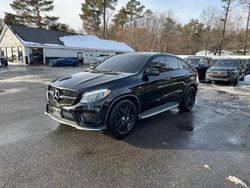 Salvage cars for sale at North Billerica, MA auction: 2016 Mercedes-Benz GLE Coupe 450 4matic