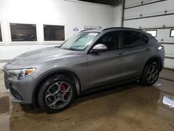 Salvage cars for sale at Blaine, MN auction: 2018 Alfa Romeo Stelvio Sport