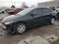 Salvage cars for sale at Littleton, CO auction: 2012 Honda Civic LX