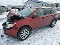 Salvage cars for sale at Barberton, OH auction: 2014 Ford Edge SEL