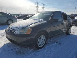 Salvage cars for sale at Elgin, IL auction: 2003 Honda Civic LX