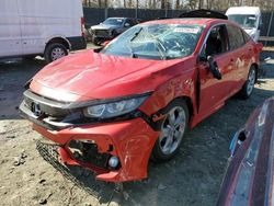 Salvage cars for sale at Waldorf, MD auction: 2017 Honda Civic EX