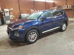 Salvage cars for sale at Ebensburg, PA auction: 2020 Hyundai Santa FE SE