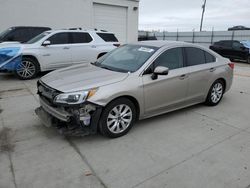 Salvage cars for sale at Farr West, UT auction: 2017 Subaru Legacy 2.5I Premium