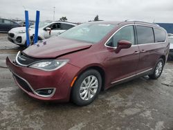 Salvage cars for sale at Woodhaven, MI auction: 2018 Chrysler Pacifica Touring L