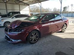 Salvage cars for sale at Cartersville, GA auction: 2015 Chrysler 200 Limited