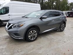 Salvage cars for sale at Ocala, FL auction: 2018 Nissan Murano S