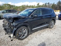 Salvage cars for sale at Houston, TX auction: 2020 Hyundai Santa FE SEL