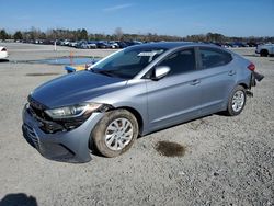 Salvage cars for sale at Lumberton, NC auction: 2017 Hyundai Elantra SE