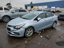 Salvage cars for sale at Woodhaven, MI auction: 2017 Chevrolet Cruze LT