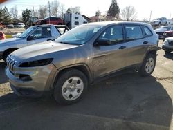 Jeep salvage cars for sale: 2016 Jeep Cherokee Sport