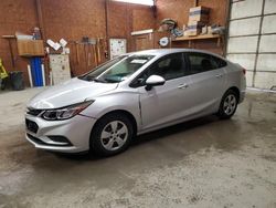 Salvage cars for sale at Ebensburg, PA auction: 2016 Chevrolet Cruze LS