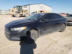 Salvage cars for sale at Amarillo, TX auction: 2014 Ford Fusion S